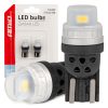 LED CANBUS BULBS 360 Pure Light Series STANDARD T10 W5W 2x3020 SMD White 12V/24V AMIO-03726