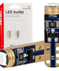 LED CANBUS BULBS STANDARD Blue T5 12V 3030 1LED HP AMIO-03728