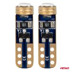 LED CANBUS BULBS STANDARD Blue T5 12V 3030 1LED HP AMIO-03728