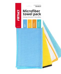 Juego de toallas de microfibra 30x40cm 275/300/350/600g AMIO-03751