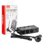 Toma de extensión con voltímetro AMIO-03781