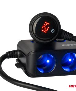 Toma de extensión con voltímetro AMIO-03781