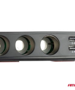 Toma de extensión con voltímetro AMIO-03781