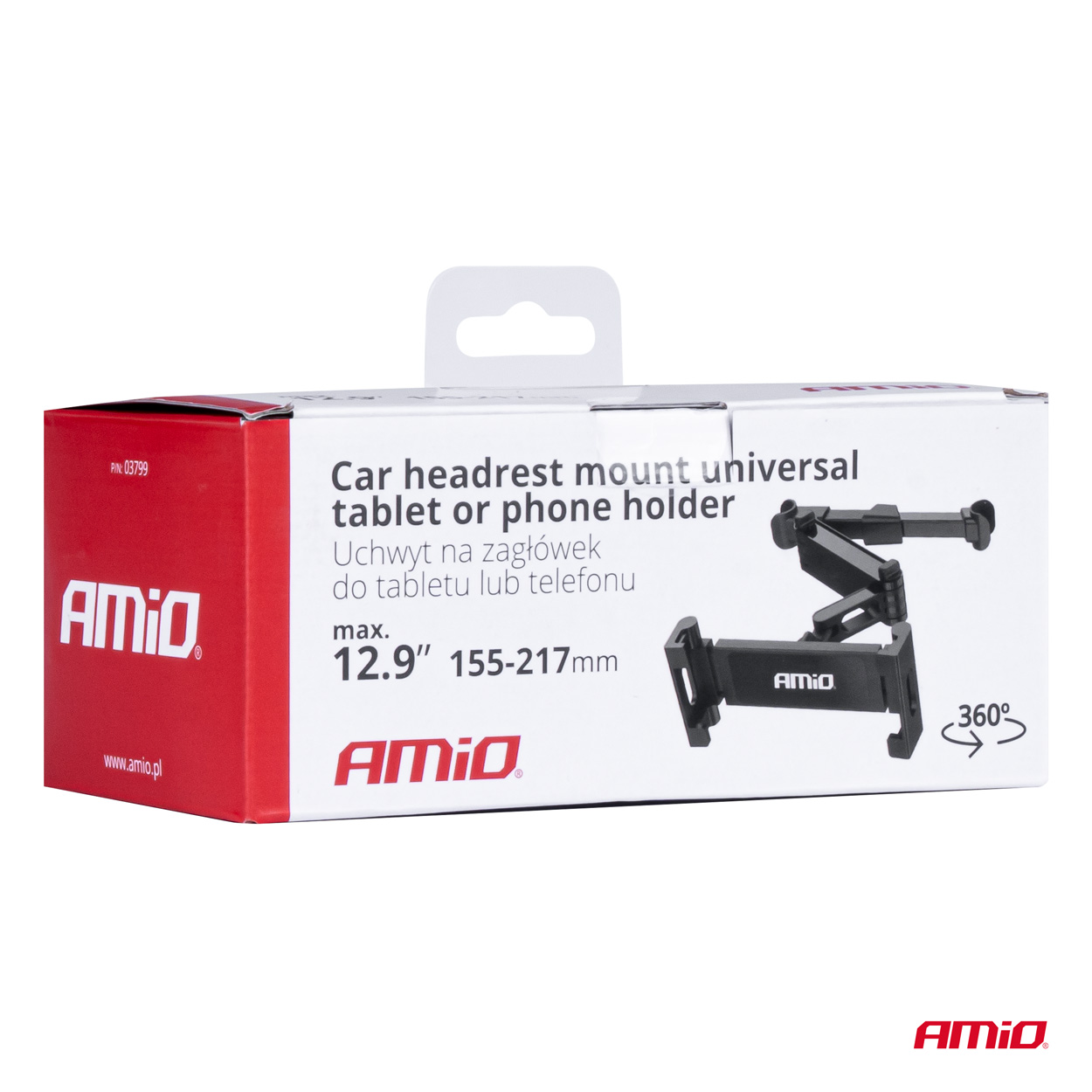 Suporte universal para tablet ou telemóvel AMIO-03799 4 Suporte universal para tablet ou telemóvel AMIO-03799