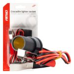 Adaptador de toma cocodrilo 12V 24V 100cm AMIO-03804
