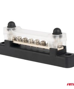 Barra colectora Minus M6 12V - 48V 150A bloque de distribución de tierra AMIO-03809