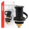Conector alimentación batería negro menos con tapón 3/8 M10 12V 24V 48V 250A AMIO-03813 8 Conector alimentación batería negro menos con tapón 3/8 M10 12V 24V 48V 250A AMIO-03813