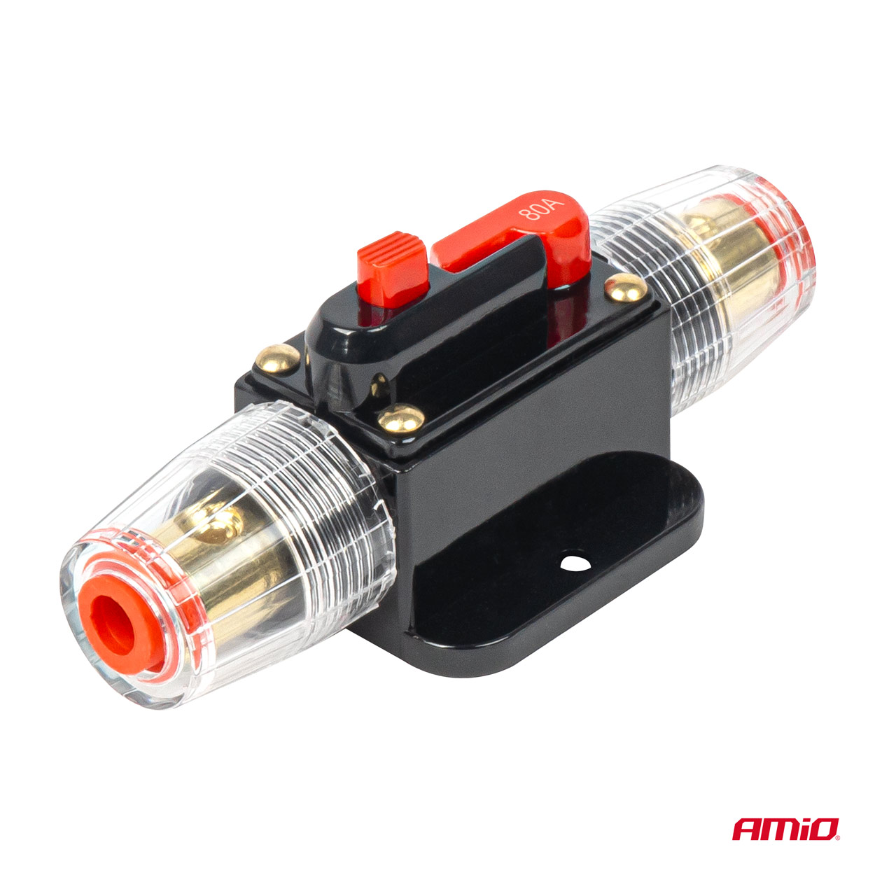 Fusible automático, disyuntor 12-48V 80A AMIO-03820 2 Fusible automático, disyuntor 12-48V 80A AMIO-03820