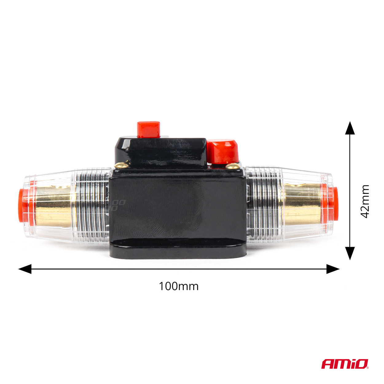 Fusible automático, disyuntor 12-48V 80A AMIO-03820 3 Fusible automático, disyuntor 12-48V 80A AMIO-03820