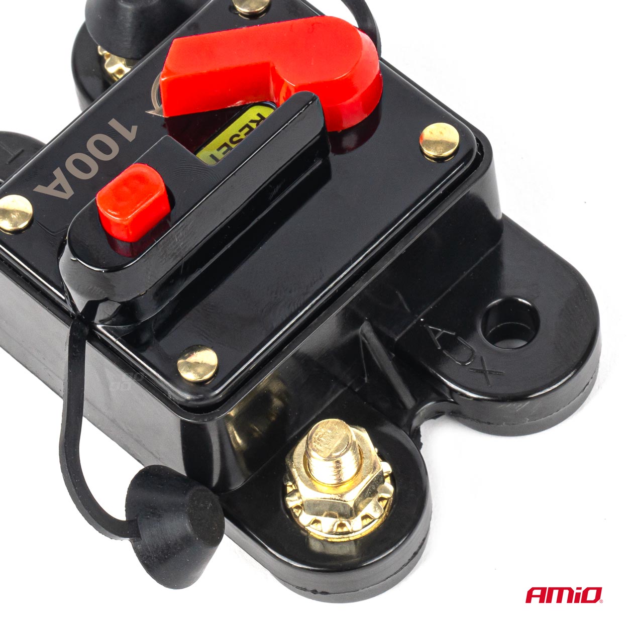 Fusible automático, disyuntor 12-48V 100A AMIO-03828 3 Fusible automático, disyuntor 12-48V 100A AMIO-03828