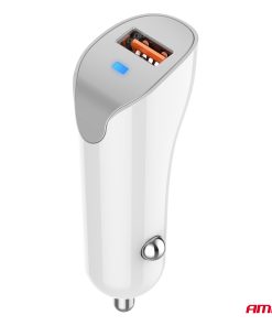 Cargador de coche USB-A 2.1A 12/24V AMiO-03873