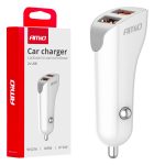 Cargador de coche 2x USB-A 2.1A 12/24V AMiO-03874