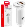 Cargador de coche USB-A+ USB-C 20W 12/24V AMiO-03875