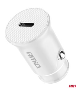 Cargador de coche USB-C 20W 12/24V AMiO-03876