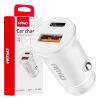 Cargador de coche USB-A + USB-C 20W 12/24V AMiO-03877