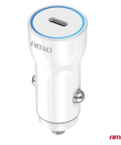 Cargador de coche USB-C 20W 12/24V AMiO-03880