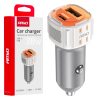 Cargador de coche USB-A + USB-C 38W 12/24V AMiO-03883