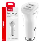 Cargador de coche 2xUSB-C 40W 12/24V AMiO-03884