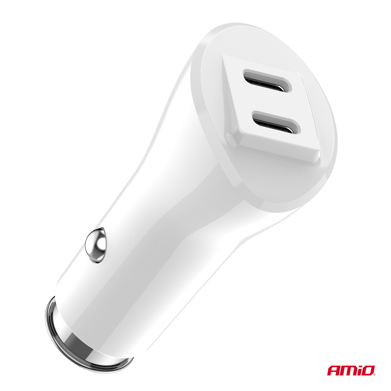 Cargador de coche 2xUSB-C 40W 12/24V AMiO-03884 3 Cargador de coche 2xUSB-C 40W 12/24V AMiO-03884
