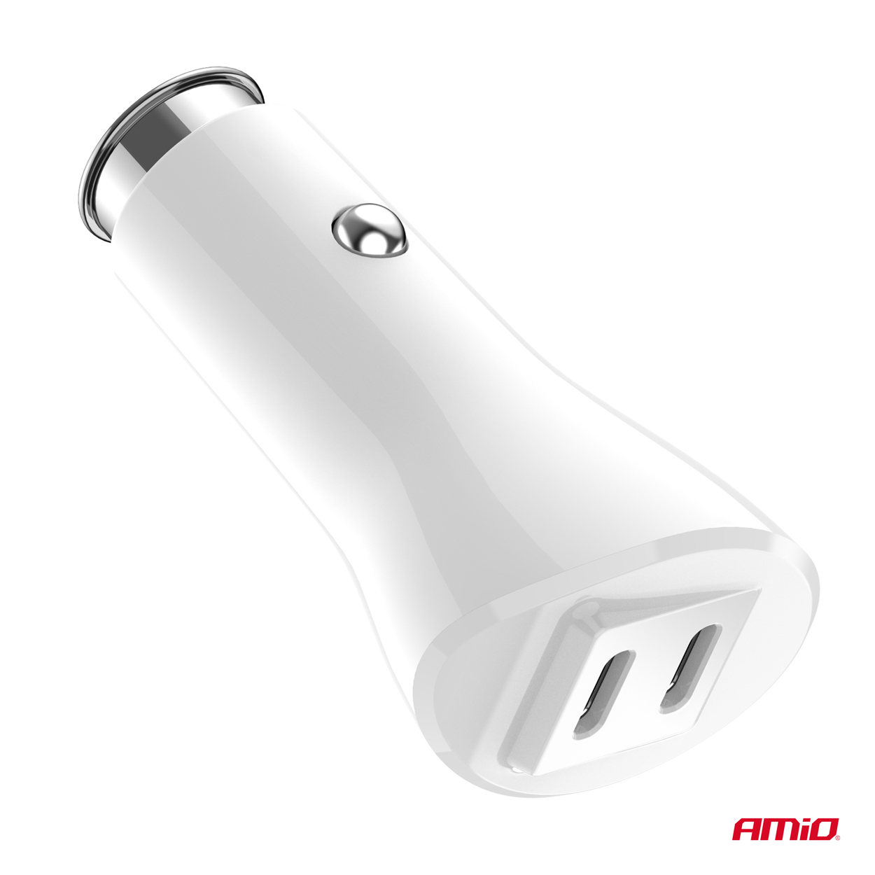 Cargador de coche 2xUSB-C 40W 12/24V AMiO-03884 4 Cargador de coche 2xUSB-C 40W 12/24V AMiO-03884