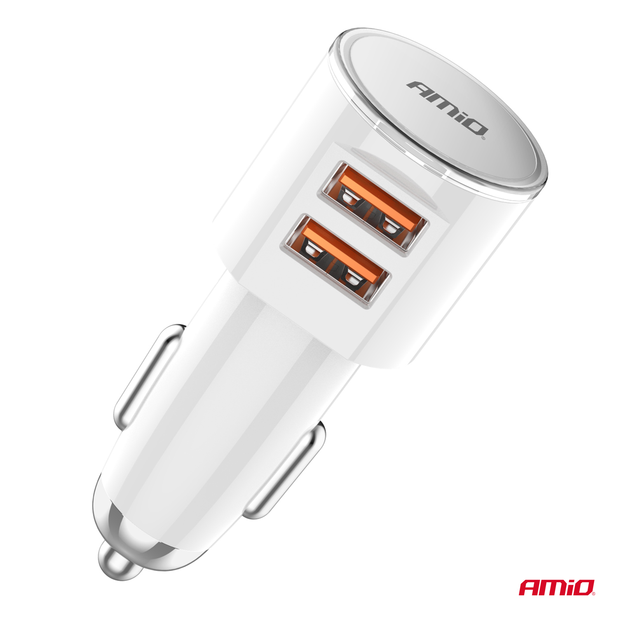 Cargador de coche 2x USB-A 3.4A 12/24V AMiO-03888 3 Cargador de coche 2x USB-A 3.4A 12/24V AMiO-03888