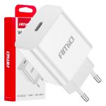 Cargador de pared USB-C 20W Quick Charge 230V AMIO-03891