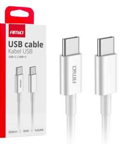 Cable 'USB-C a USB-C 60W 200cm FullLINK AMIO-03897