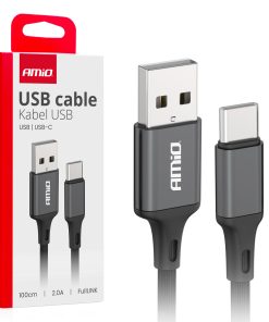 Cable USB a USB-C 2A 100cm FullLINK AMIO-03899