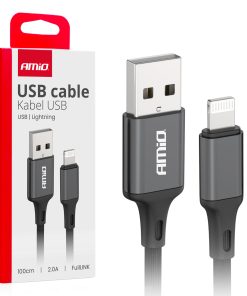 Cable USB a Lightning 2A 100cm FullLINK AMIO-03901