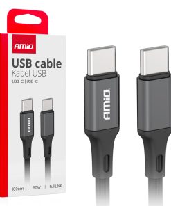 Cable 'USB-C a USB-C 60W 100cm FullLINK AMIO-03902