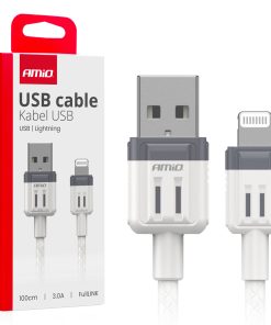 Cable USB a Lightning 3A 100cm FullLINK AMIO-03907