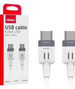 Cable 'USB-C a USB-C 60W 100cm FullLINK AMIO-03908