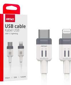 Cable 'USB-C a Lightning 20W 100cm FullLINK AMIO-03910