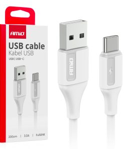 Cable USB a USB-C 3A 200cm FullLINK AMIO-03918