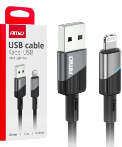 Cable USB a Lightning 3A 100cm FullLINK AMIO-03925