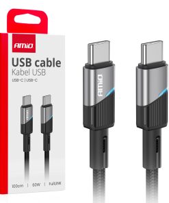 Cable 'USB-C a USB-C 60W 100cm FullLINK AMIO-03926