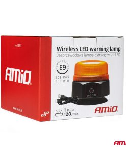 Lámpara de advertencia LED inalámbrica R65 R10 12/24V AMIO-03931