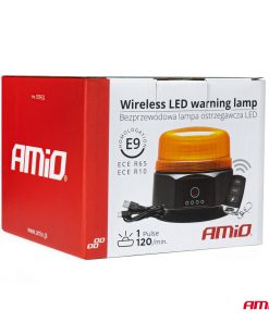 Luz de advertencia LED inalámbrica con mando a distancia R65 R10 12/24V AMIO-03932