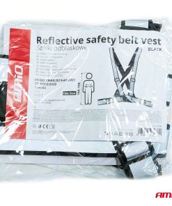 Tirantes Reflectantes color negro AMiO-03938