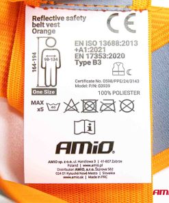 Tirantes Reflectantes color naranja AMiO-03939