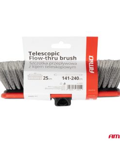 Cepillo de lavado telescópico Flow-thru 141-240cm AMIO-03951