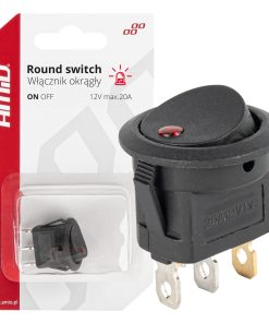 Interruptor Redondo Rojo AMIO-03961