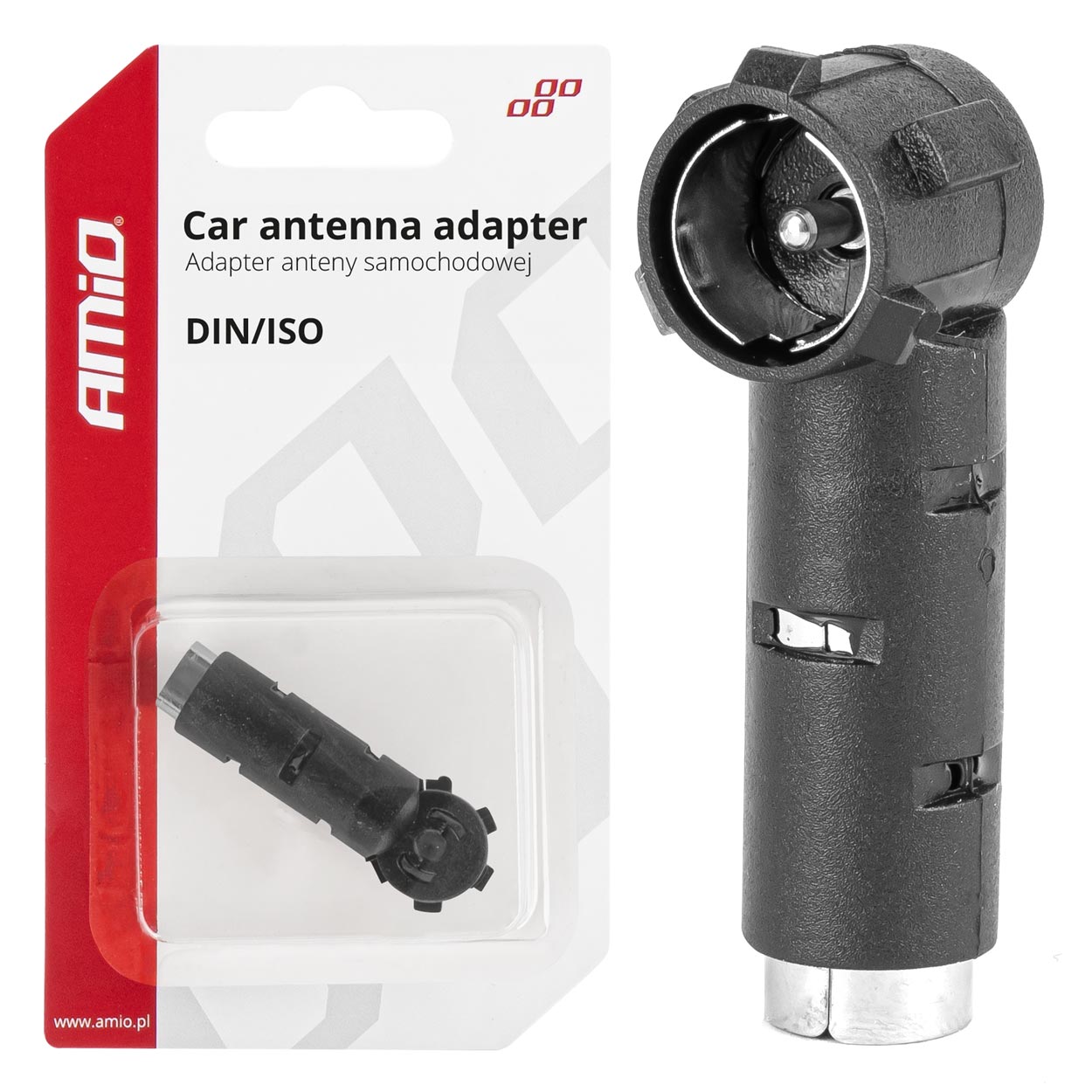 Adaptador de antena de coche DIN ISO AMIO-03967 1 Adaptador de antena de coche DIN ISO AMIO-03967
