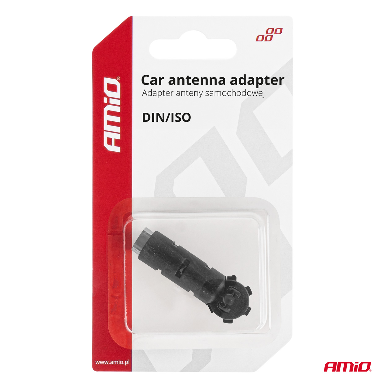 Adaptador de antena de coche DIN ISO AMIO-03967 6 Adaptador de antena de coche DIN ISO AMIO-03967