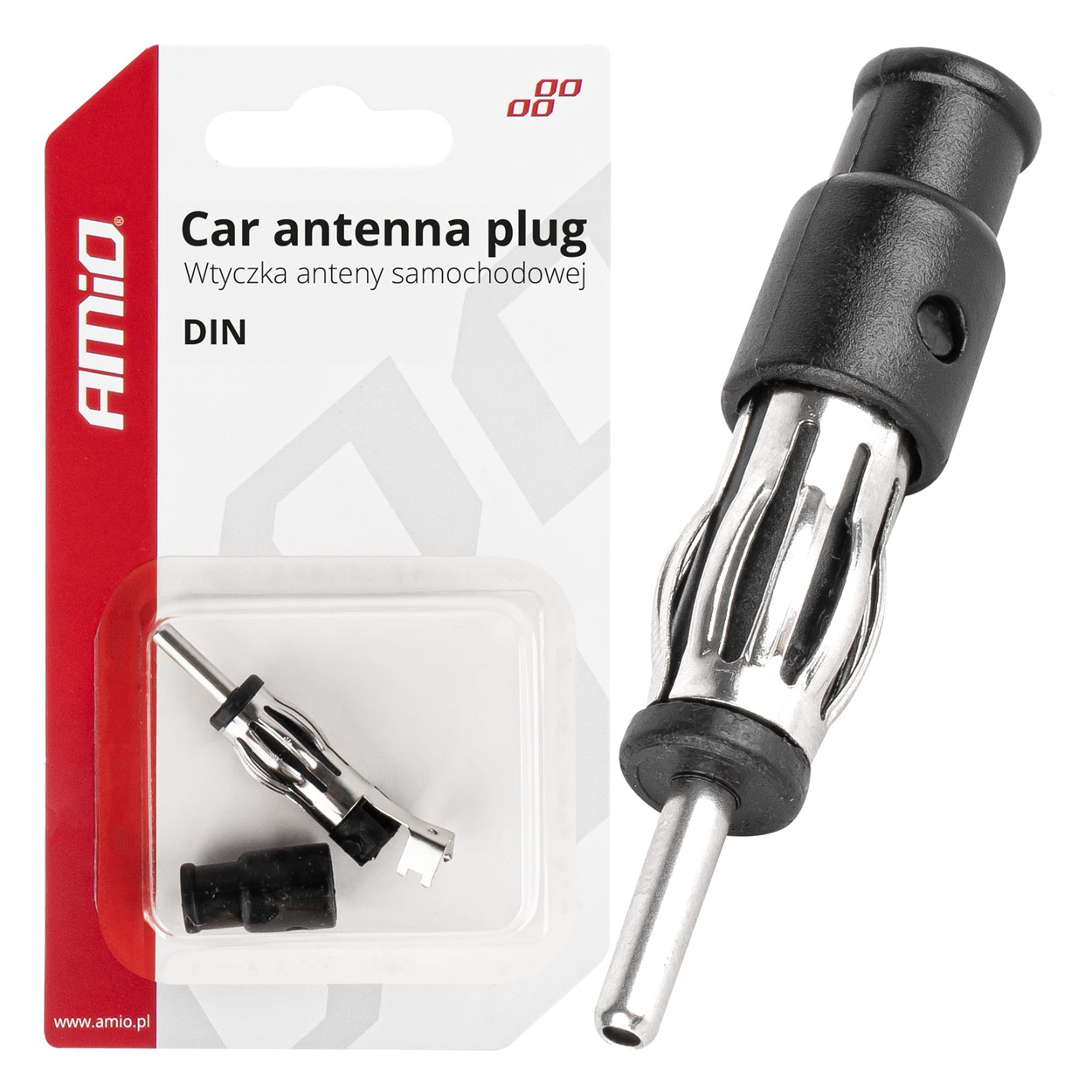 Conector de antena de coche DIN AMIO-03969 1 Conector de antena de coche DIN AMIO-03969