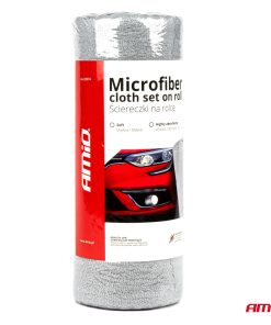 Juego de panos de microfibra en rollo 30x30cm 120g AMIO-03974