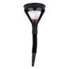 Embudo universal negro flexible con colador para combustible líquido agua 13,5 cm AMIO-04036