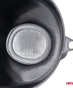 Embudo universal de plástico con colador elíptico de 3 piezas 14 cm AMIO-04037