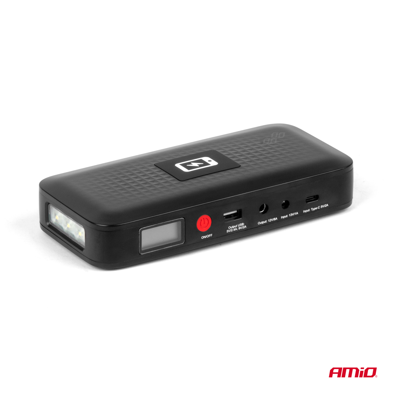 Arrancador de batería 12V 12Ah 800A AMIO-04055 2 Arrancador de batería 12V 12Ah 800A AMIO-04055