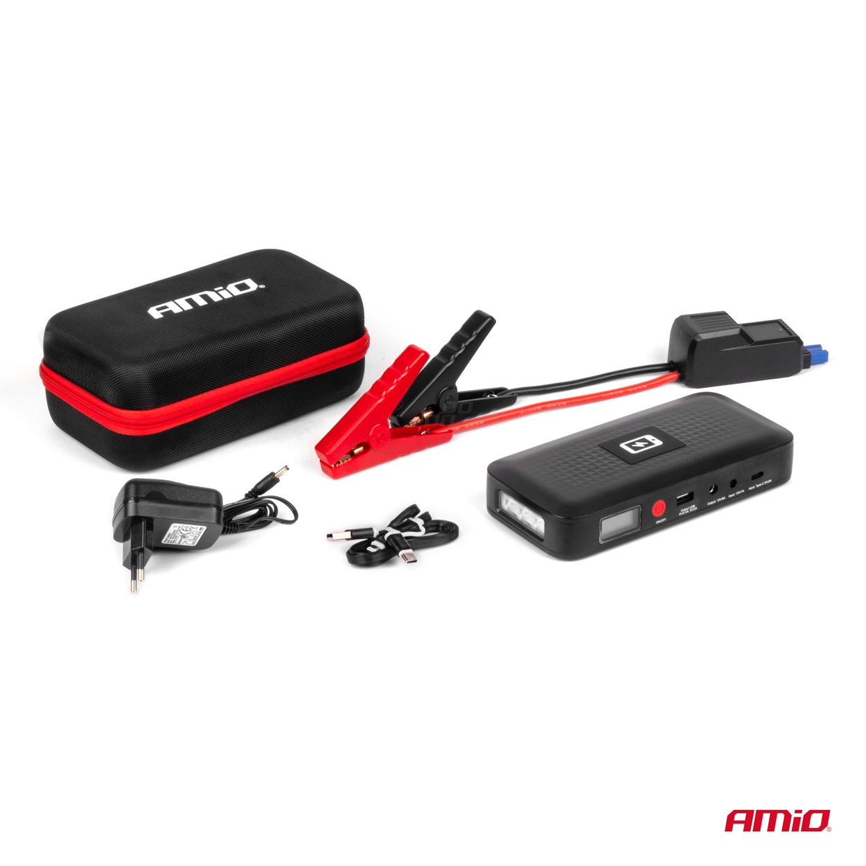 Arrancador de batería 12V 12Ah 800A AMIO-04055 4 Arrancador de batería 12V 12Ah 800A AMIO-04055